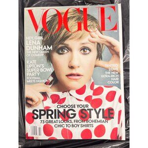 Vogue Magazine February 2014 Hey, Girl - Lena Dunham